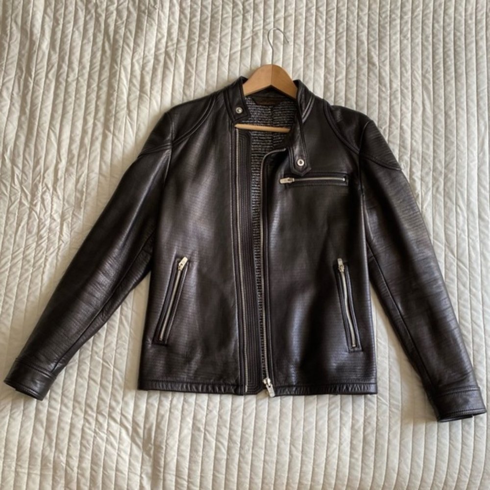 ZARA Man Limited Edition Leather Jacket